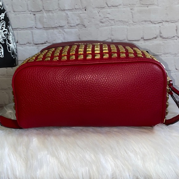 Michael Kors RHEA ZIP Pyramid Studded Backpack - Picture 6 of 6